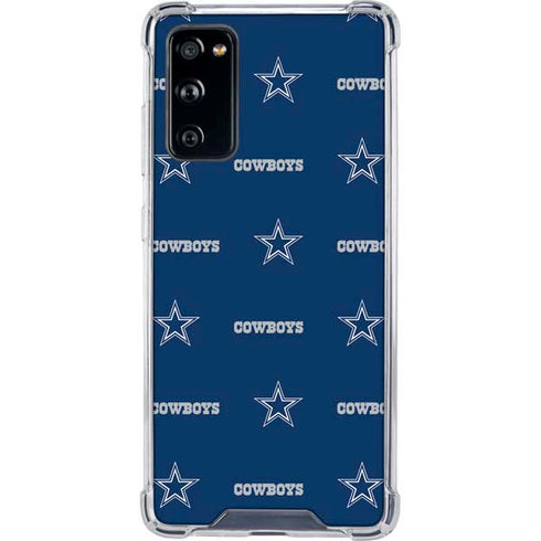 NFL Dallas Cowboys Blitz Series Galaxy S20 FE Clear Case